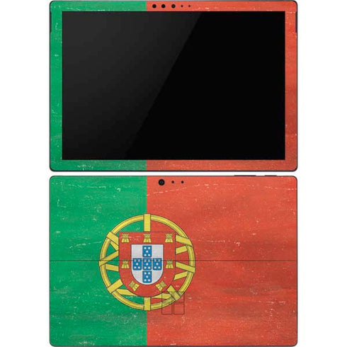 Portugal Flag Distressed Surface Pro 6 Skin